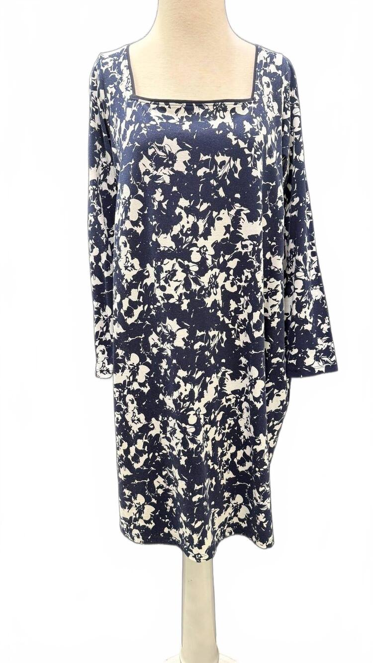 NEW DUFFIELD LANE women's enid dress in navy